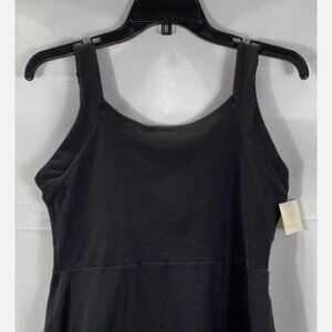 Kate Spade Womens Black Supplex Peplum Tank Top XL Yoga Beyond NWT USA